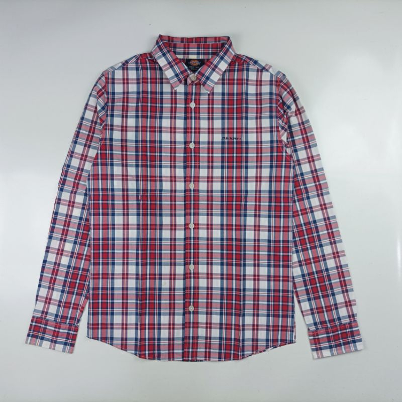 Dickies Plaid Kemeja Pria 220324I