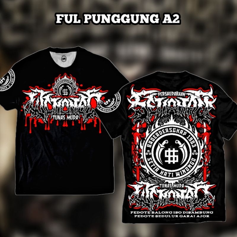 kaos PSHW winongo kaos distro desain terbaru pshw winongo ful punggung A2