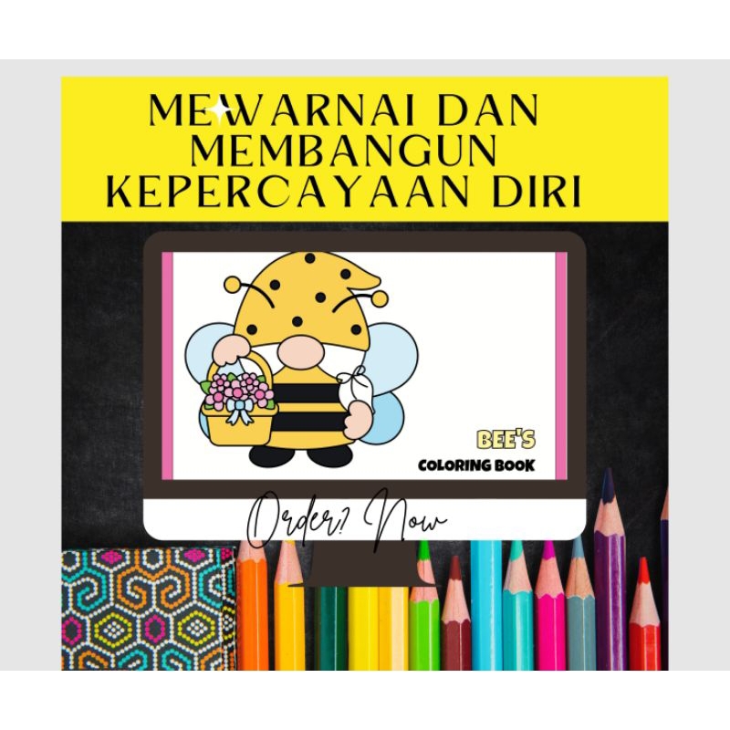 

KERTAS MEWARNAI GAMBAR ANAK KIDS COLORING PAGE TEMA BEES MEWARNAI GAMBAR DAN MEMBANGUN KEPERCAYAAN DIRI ANAK PAUD TK SD UK.A5