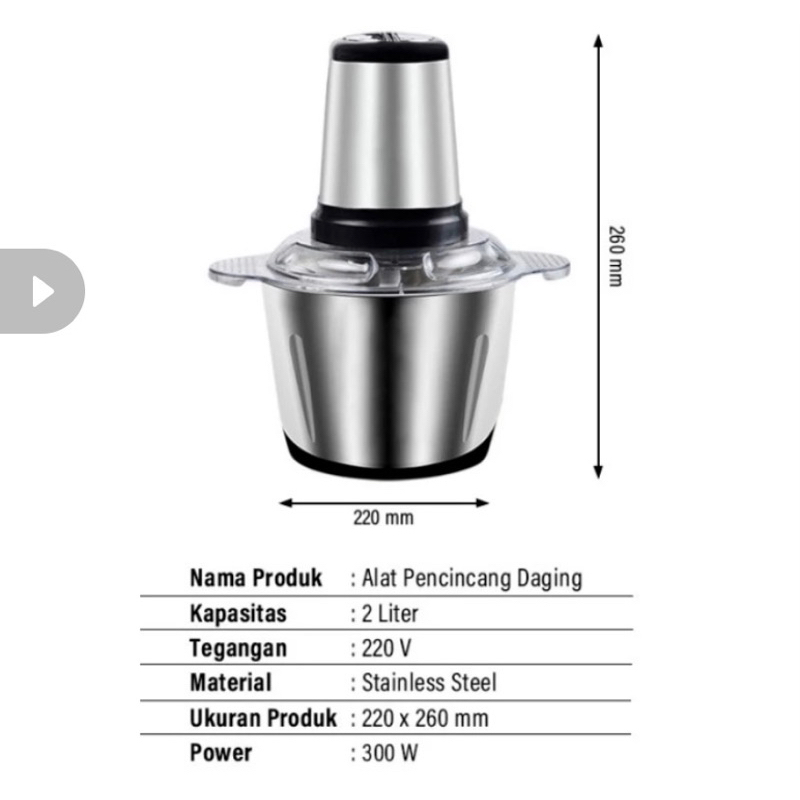 Choper Serba Guna- CHOPER BUAH-BUAHAH - CHIPER DAGING - CHOPER BUMBU