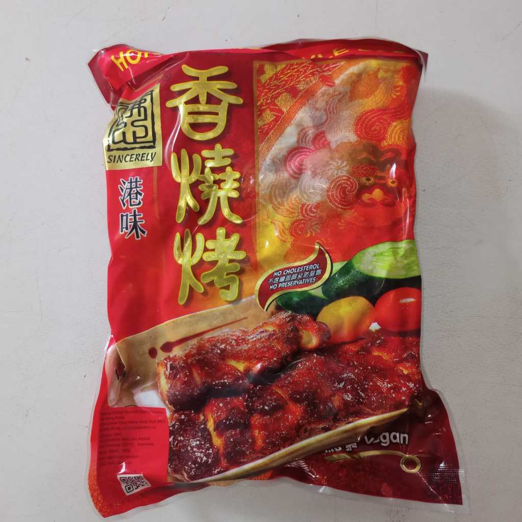

[FROZEN][INTANT ONLY]Sincerely Hongkong BBQ Style/Daging BBQ Vegan Vegetarian 900g