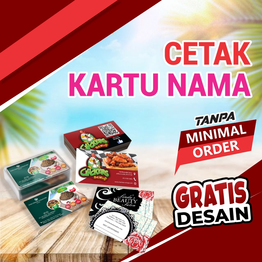 

KARTU NAMA 1 BOX ISI 100 PCS