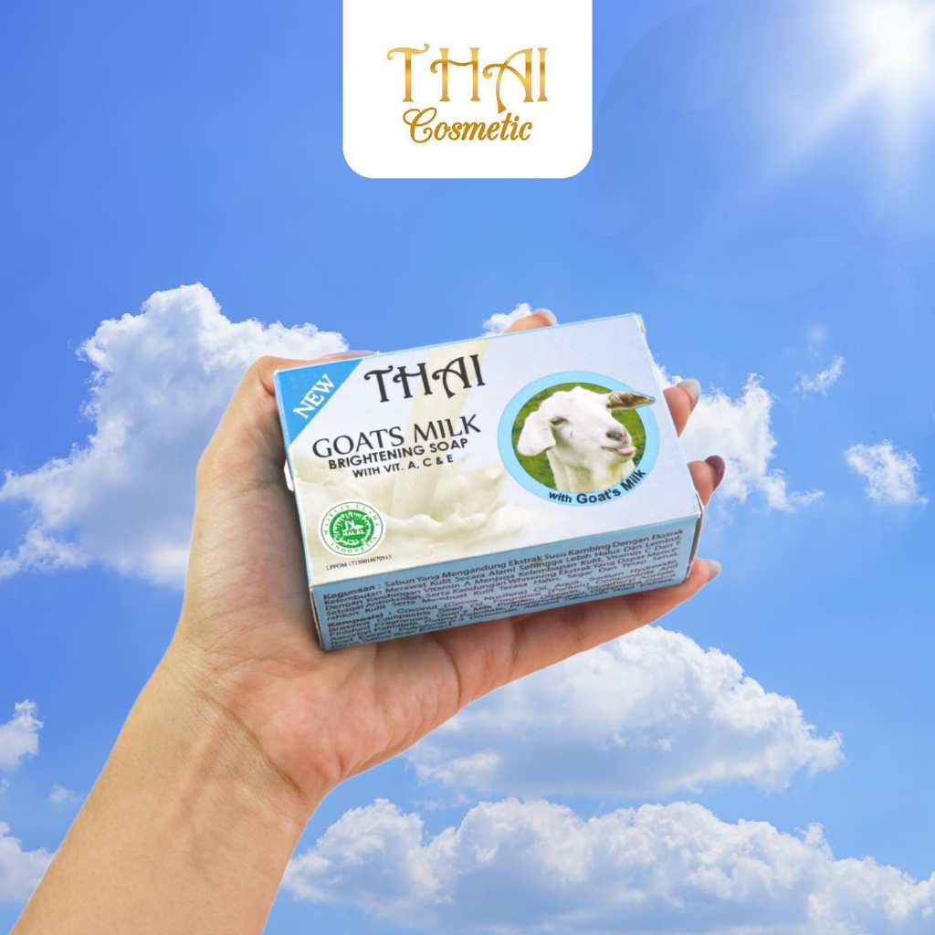 Thai Goats Milk Soap 50gr - Sabun Susu Kambing BPOM