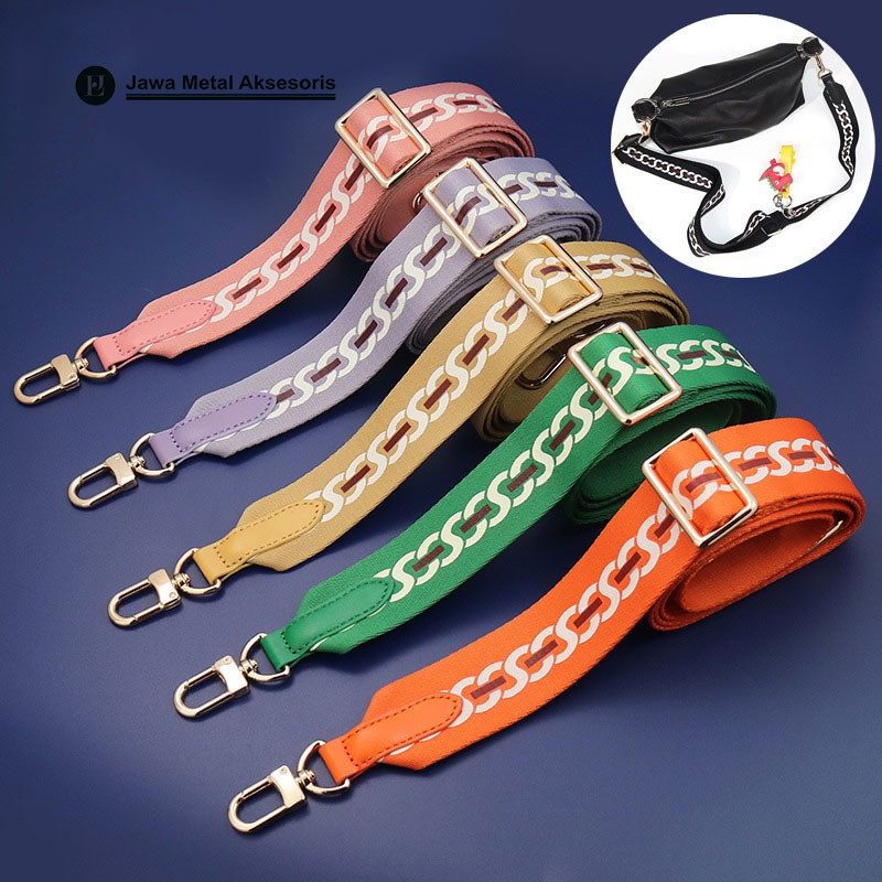 Jawa  Bag Strap Tali Tas Selempang Colorful Warna Warni mk-8197
