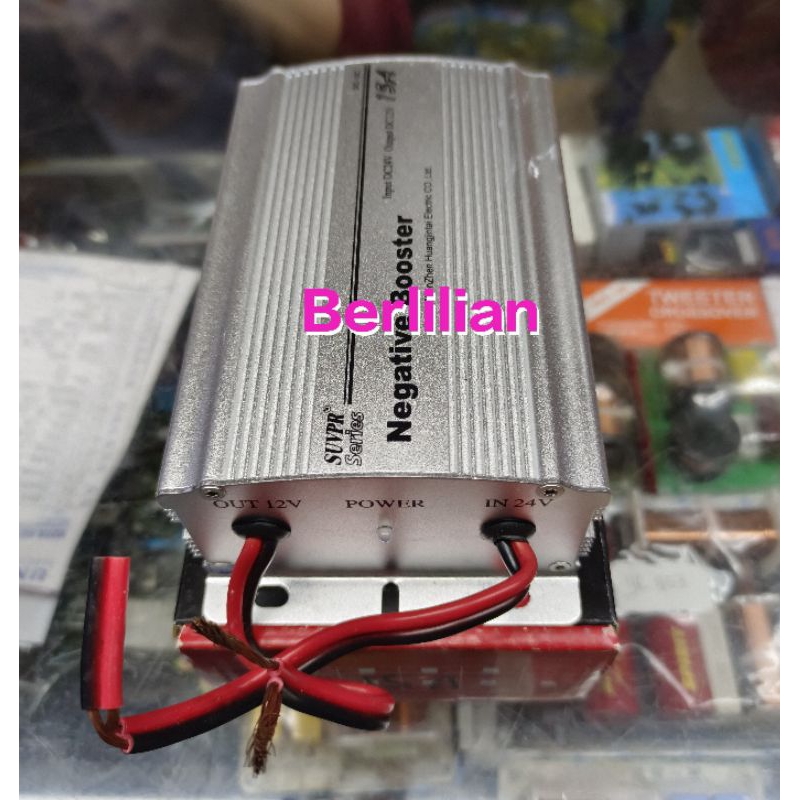 Converter 15A 24V ke 12V DC / Negative Booster 15A DC 24V ke 12V