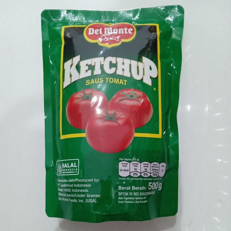 

Del Monte Saus Tomat 500 gram Refil