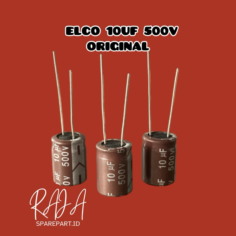 ELCO 10UF 500V ORIGINAL
