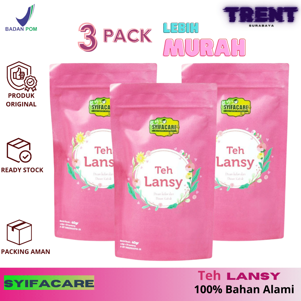 

Teh Herbal Pelancar Asi Teh Lansy Syifacare BPOM Original
