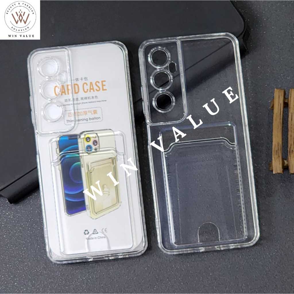 Realme C35 Realme C63 Realme C65 Realme Narzo 50A Prime Clear Card Case Slot Kartu Case Realme C35 R