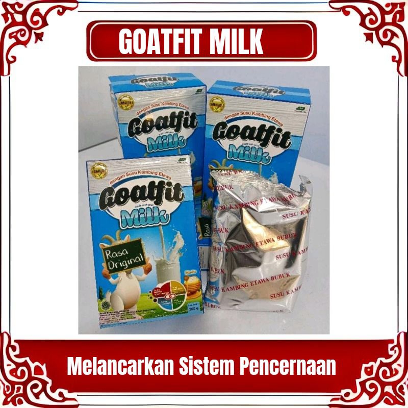 

GOATFIT MILK - SUSU KAMBING ETAWA BUBUK ORIGINAL PLUS MADU