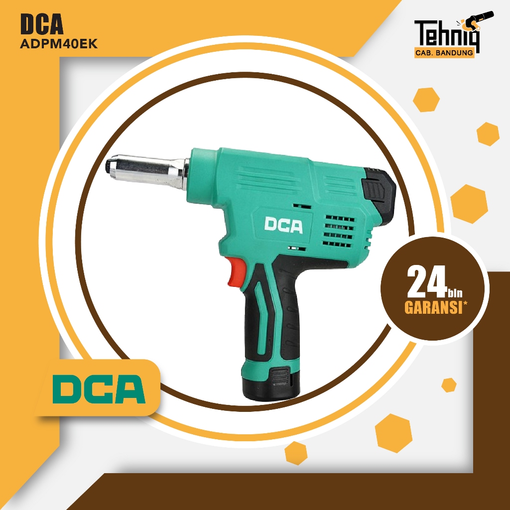 Mesin Rivet Battery DCA ADPM40EK Cordless / Blind Riveting GUN ADPM40EK