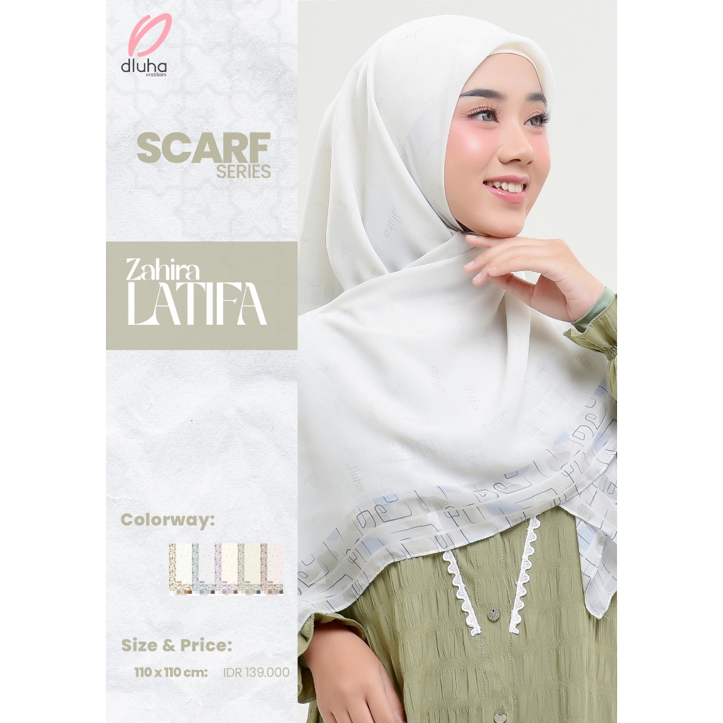 Zahira Latifa Kerudung Segi Empat Rabbani - Dluha