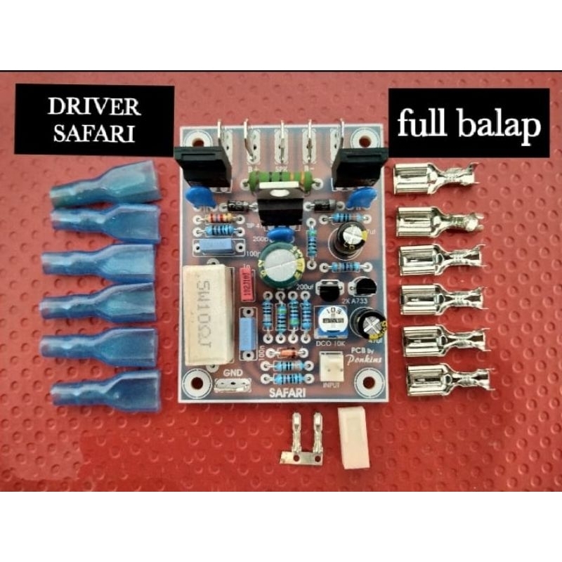 kit driver amplifier safari 400 watt full modif balap