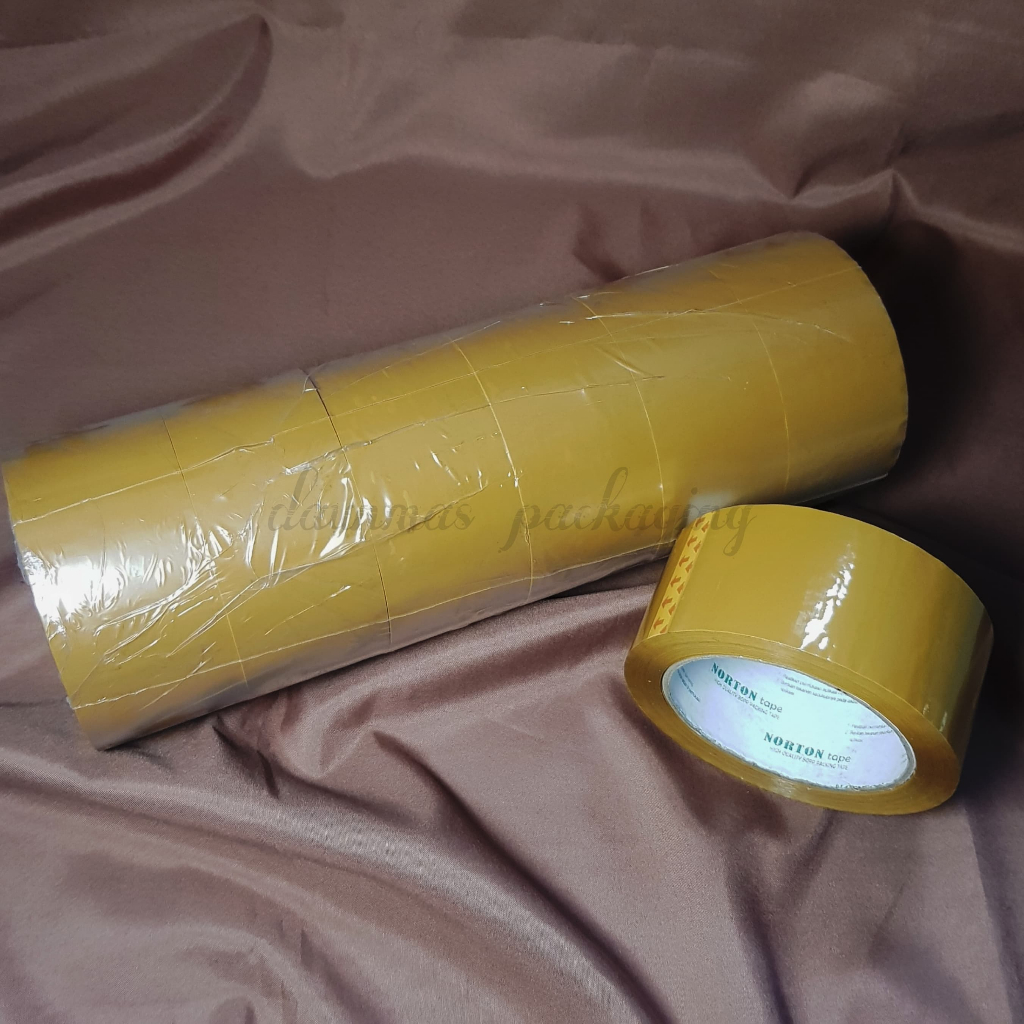 Lakban Coklat Solatip Coklat Besar 48mmX85m NORTON [6pcs]
