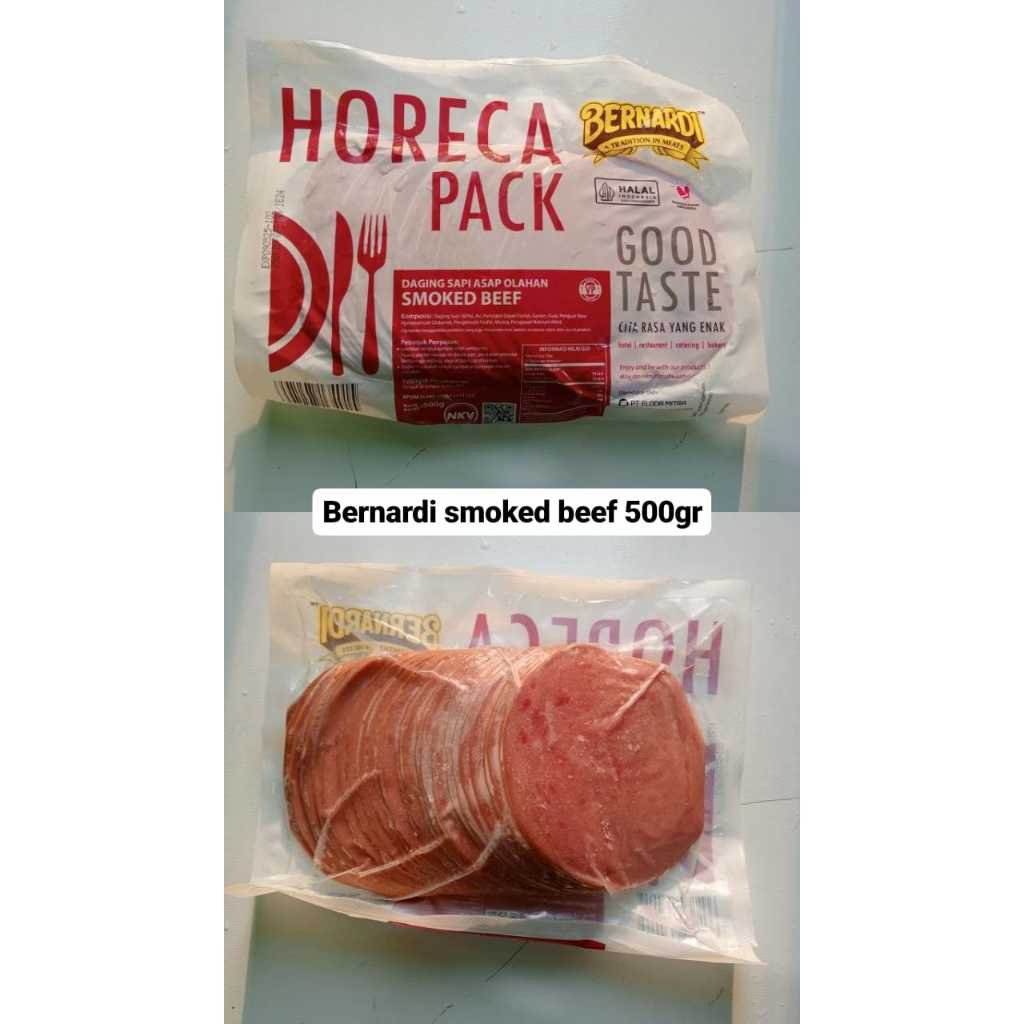 

Bernardi smoked beef 500gr / daging sapi asap 500gr