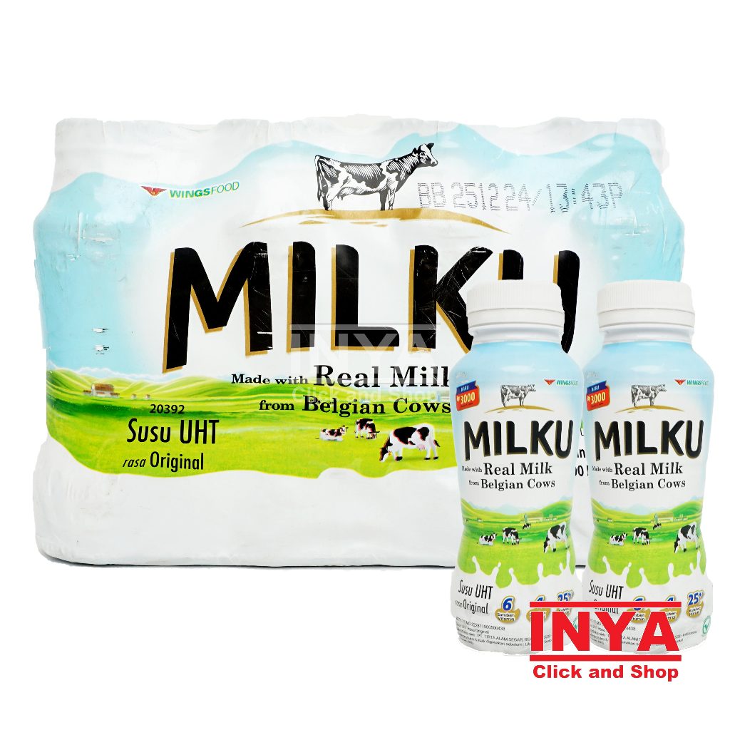 

Milku Susu UHT Rasa Original 12x200ml BOX - Susu Kemasan - Milk Drink