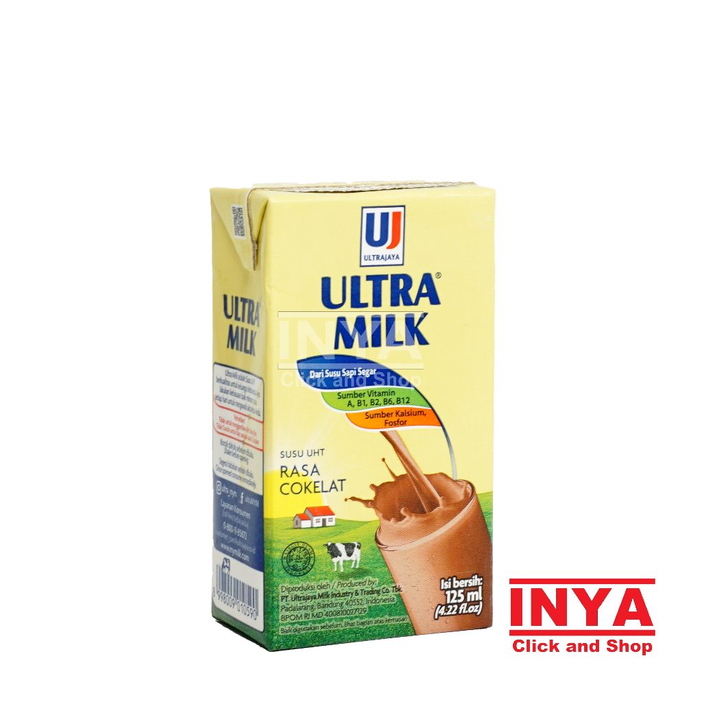 

Ultra Milk Susu UHT Rasa Cokelat 125ml - Susu Kemasan - Chocolate Milk Drink