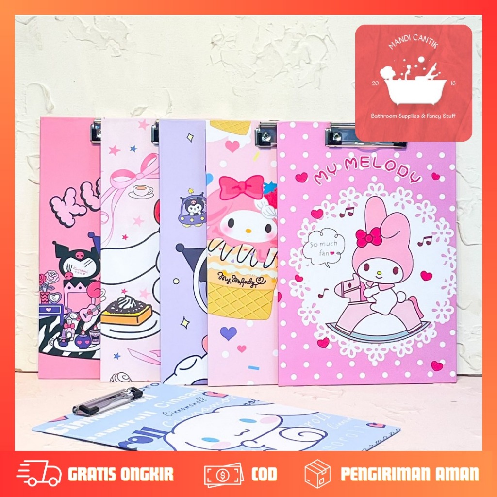 

Clipboard Papan Ujian Papan Jalan Klip Sanrio A4 3D 3 Dimensi Alat Tulis Stationery TERMURAH COD SOUVERNIR HAMPERS CINAMOROLL KUROMI MELODY