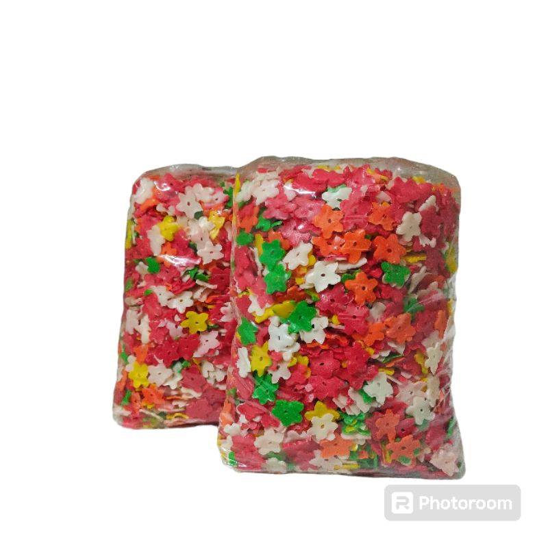 

kerupuk mentah siap goreng/krupuk bawang motif bintang
