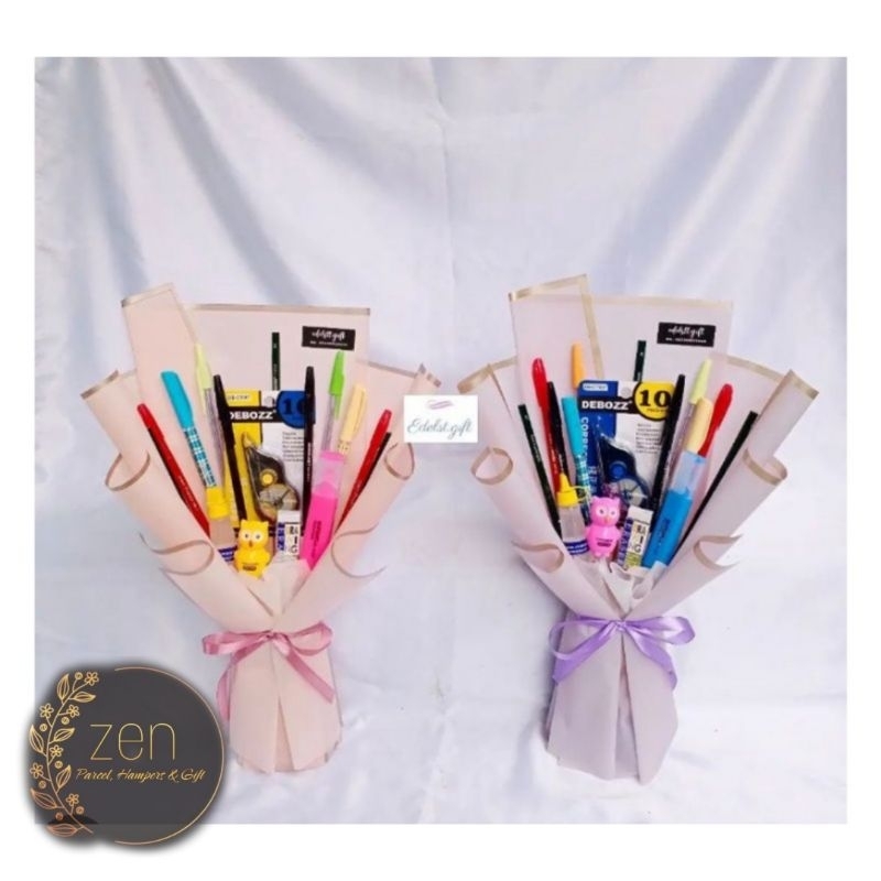 

buket ATK alat tulis lengkap custom (medium)