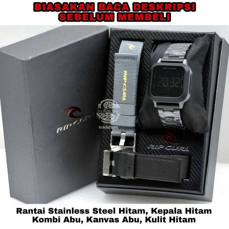 RIPCURL A3199 NEXT DIGITAL CORE SURF WATCH FULLSET / JAM TANGAN PRIA WANITA ANTI AIR / JAM TANGAN RI