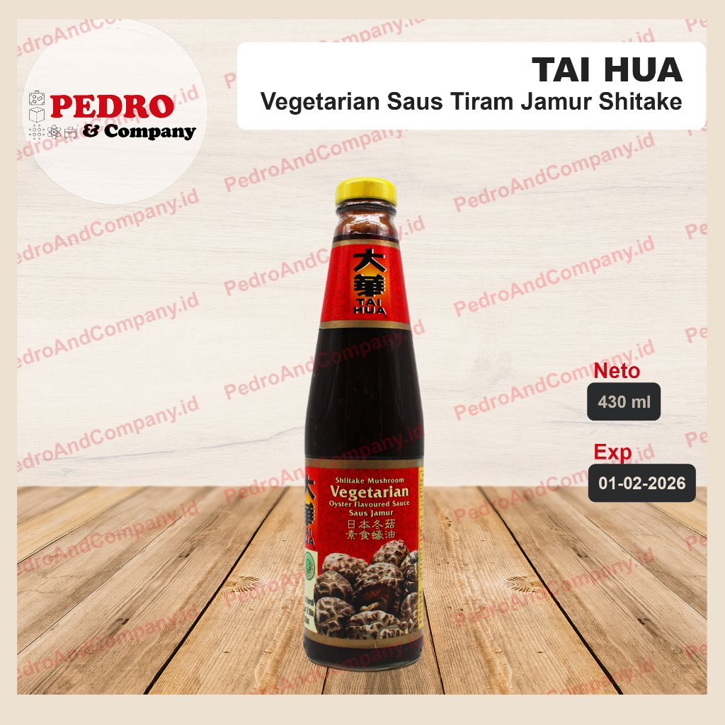 

Tai Hua - Vegetarian oyster sauce/ saus tiram vegetarian 430 ml