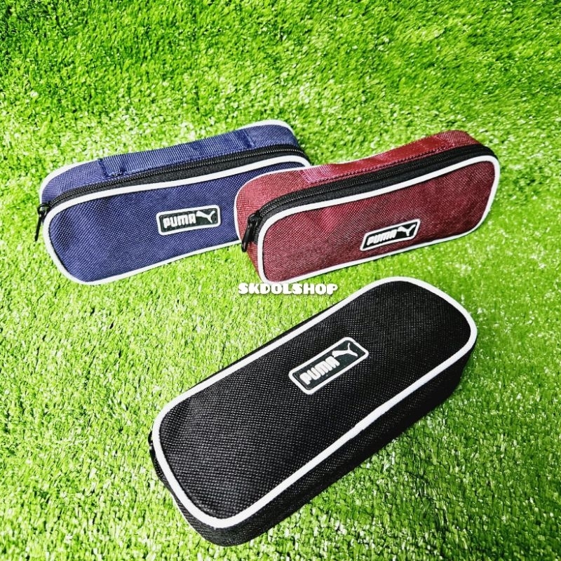 

Tempat pensil/Kotak Pensil pencil case sleting bahan puma