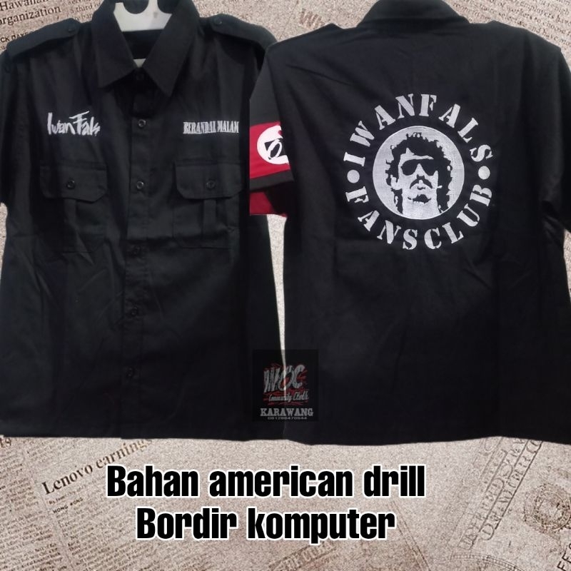 Baju Iwan Fals Pdh Fans club || kemeja oi || pdh oi