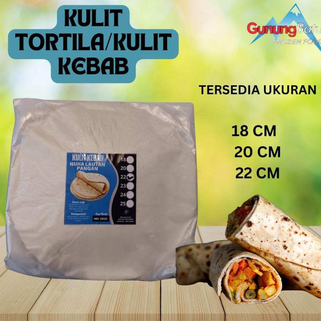 

GR NUHA KULIT TORTILA / KULIT KEBAB