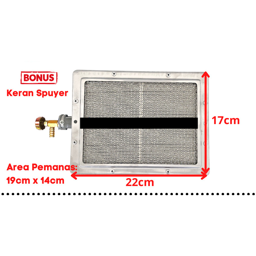 Kompor Stove Keramik Ceramic Infrared Gas