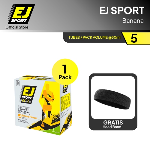 

[Gym Package] EJ Sport Banana 1 Pack - Energy Gel + Free Headband