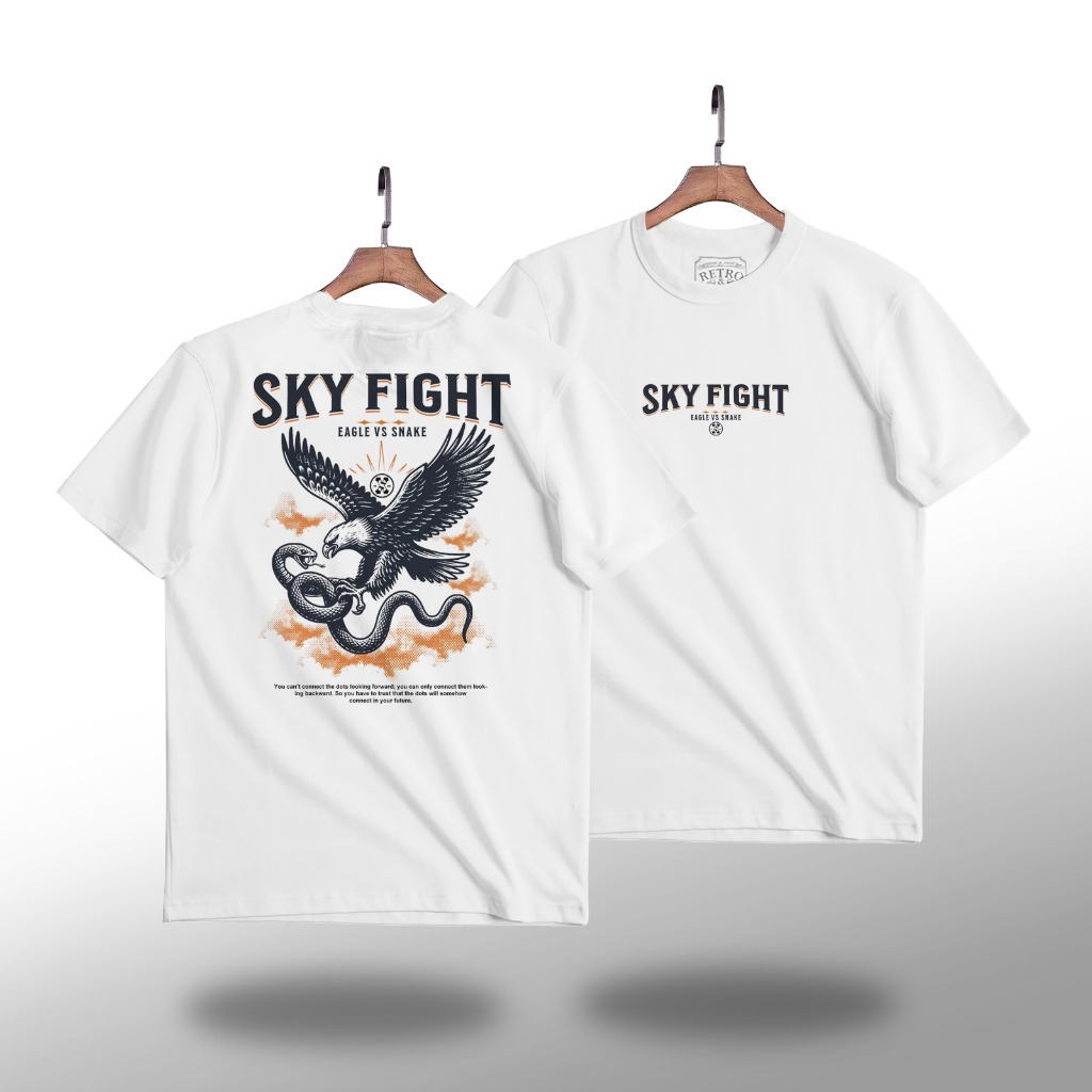 KAOS DISTRO COWOK CEWEK SKY FIGHT //KAOS DISTRO //BAJU COWOK CEWEK  DEWASA NOLAND