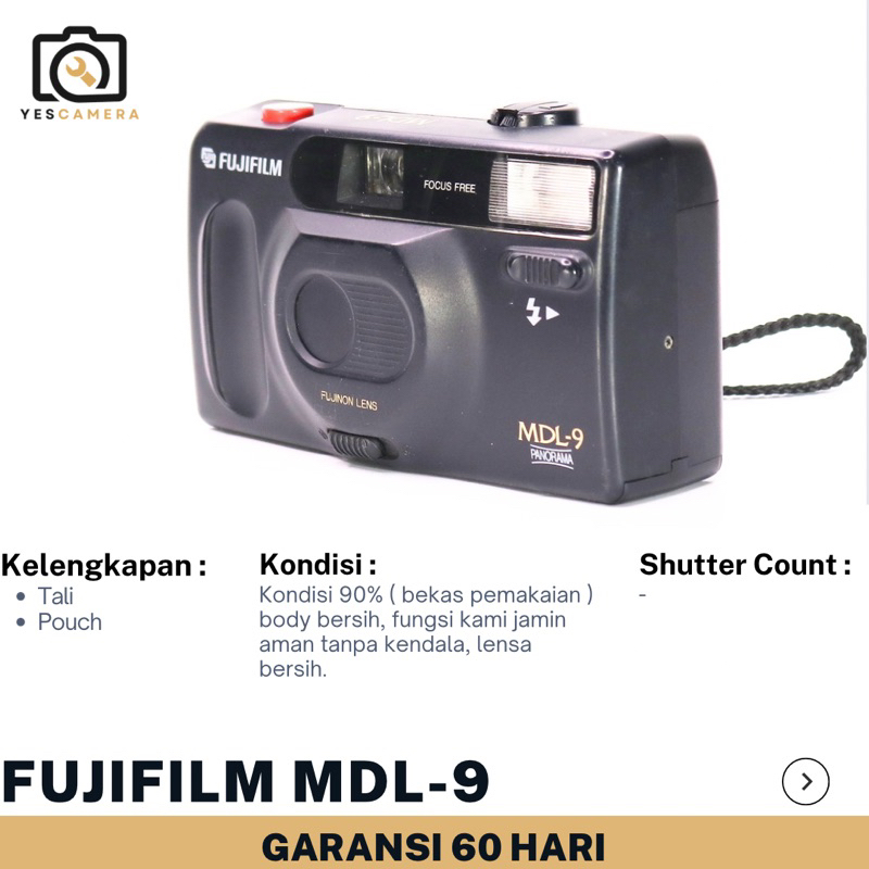 Fujifilm MDL-9 Panorama Bergaransi 2bulan Kamera Analog Roll Film