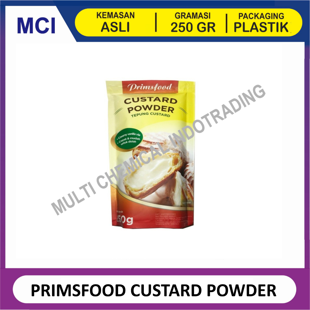 

PRIMSFOOD CUSTARD POWDER 250 GR / TEPUNG CUSTARD BUBUK