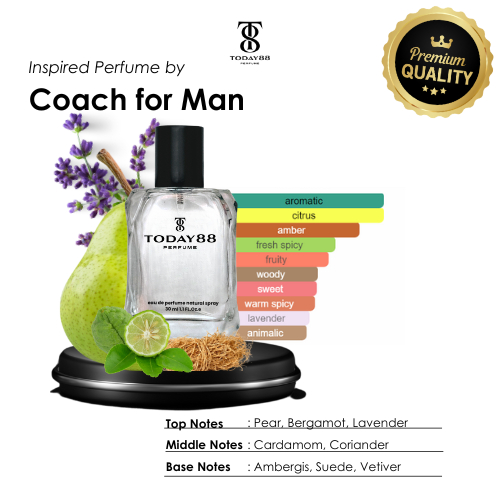 Coach for Man Premium - Parfum Pria Today88 Inspired Perfume