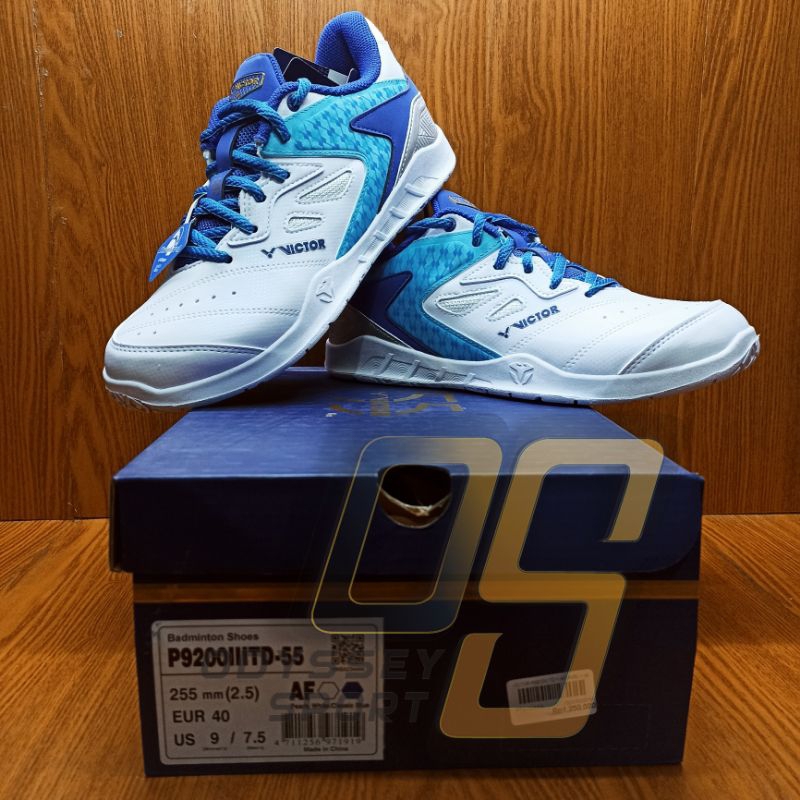 Sepatu Badminton Victor P9200IIITD (White/Light Blue) 100% ORIGINAL