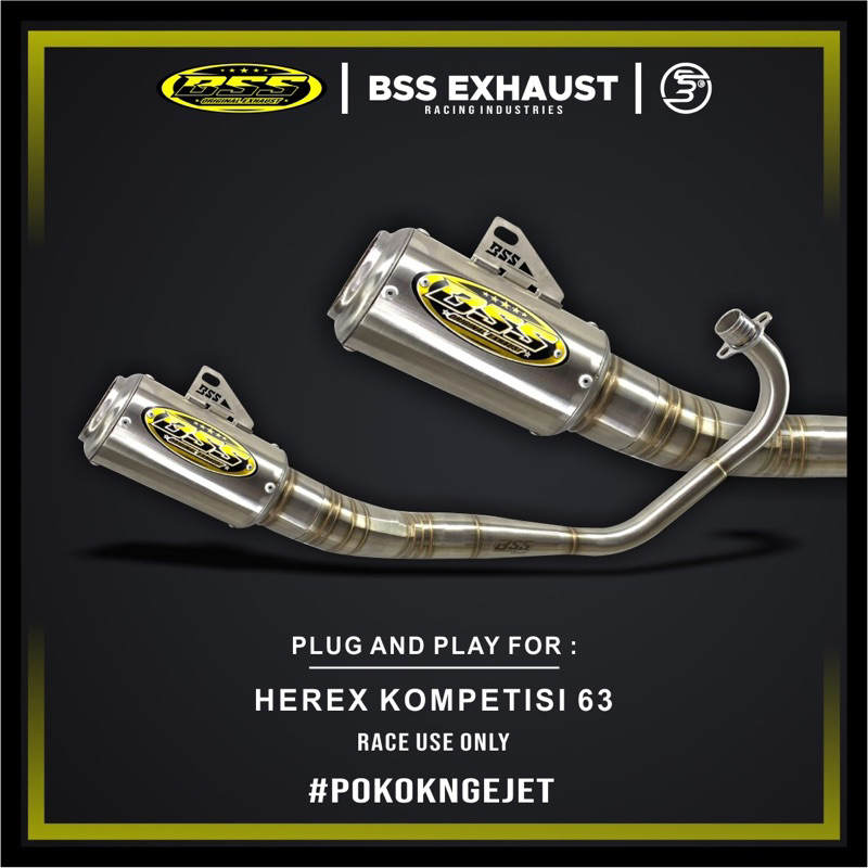 HEREX KOMPETISI 63 BSS EXHAUST