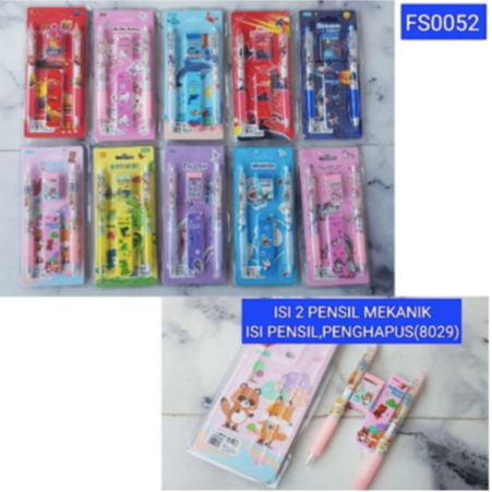 

Stationary Set Alat Tulis Set Pensil Mekanik + Penghapus YOYO 8029