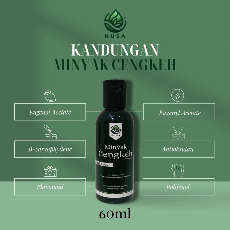 Nusa - Minyak Cengkeh Asli Maluku - 60ml