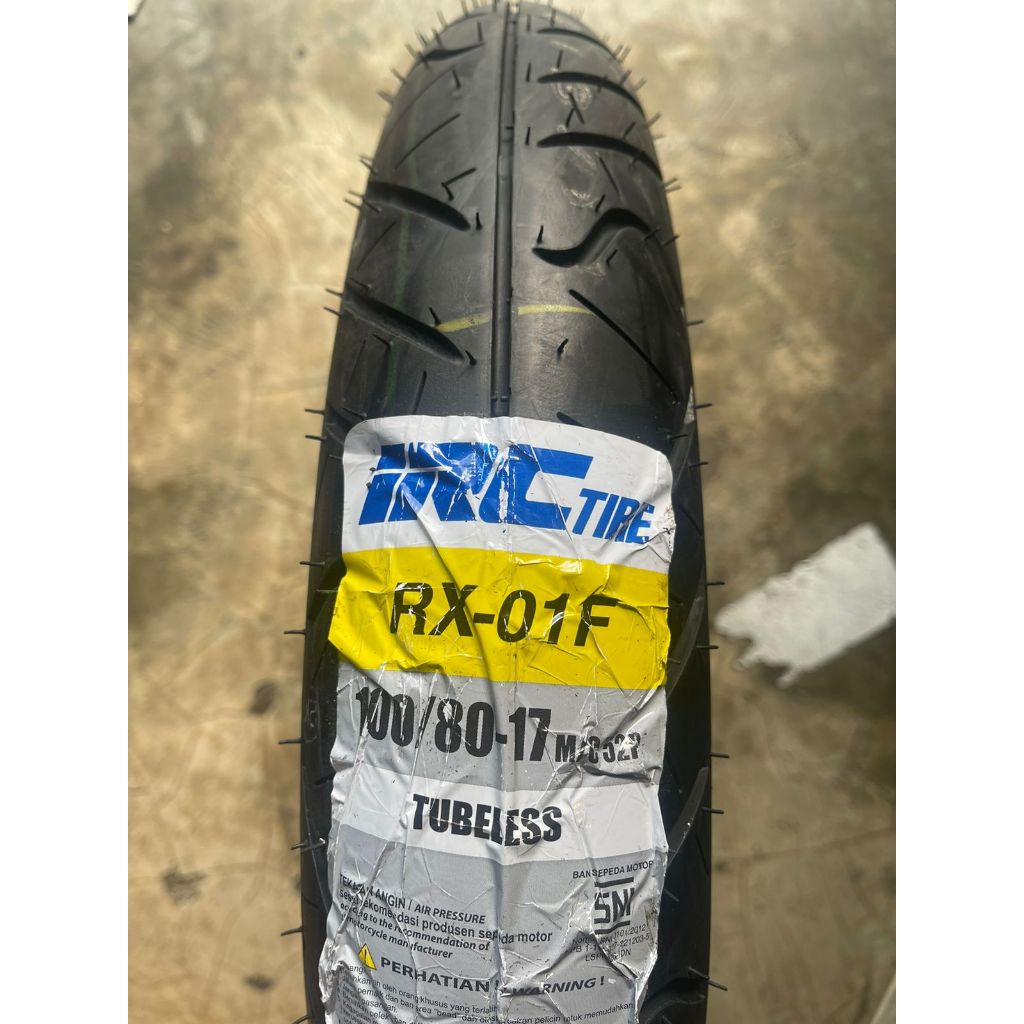 BAN TUBELESS RING 17 UKURAN 100/80-17 MERK IRC TUBELESS PRODUKSI TERBARU ORIGINAL NEW 2025