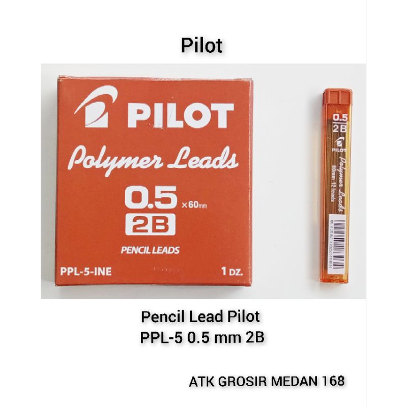 

Pencil Lead / Isi Pensil Mekanik Pilot PPL-5 0.5 mm 2B / tube
