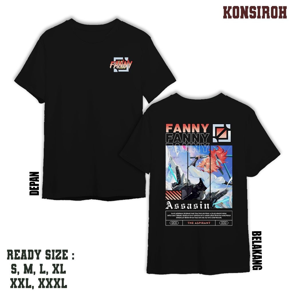 KAOS MOBILE LEGEND FANNY ASPIRANT KAOS FANNY ASSASIN ASSASIN KAOS ML VIRAL ATASAN PRIA DAN WANITA