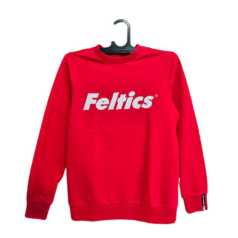 Sweater Crewneck Feltics - Merah