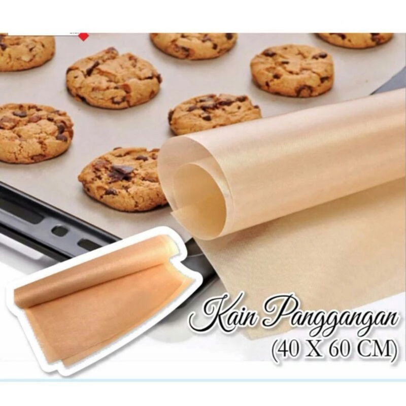 baking paper SILPAT  reusable bahan kain fiber 40cm x 60cm