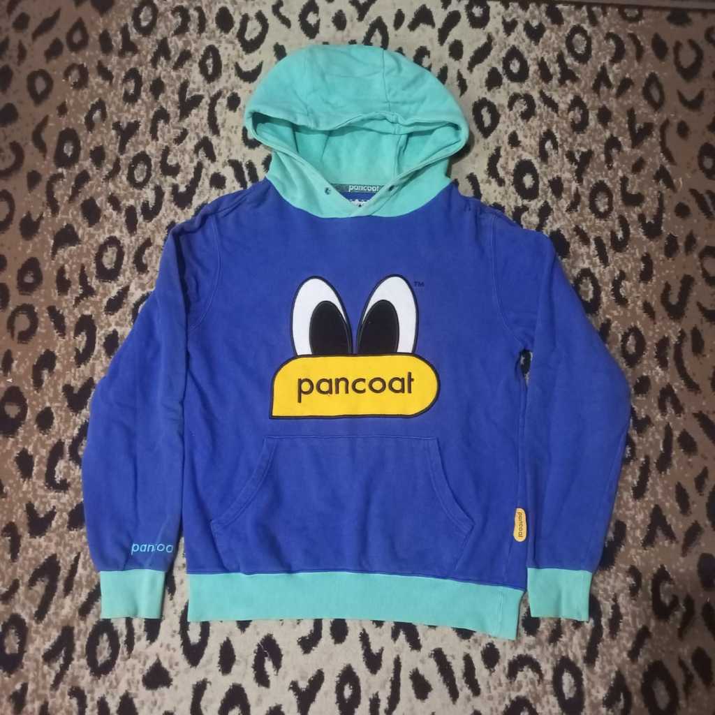 Hoodie Pancoat mata 2 warna Sweater Hooded Panoat Biru 2 Warna