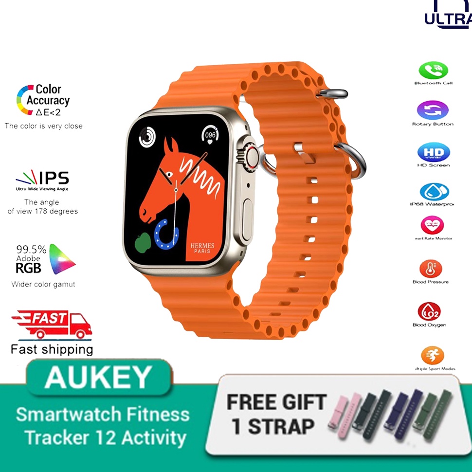 KODE T17F Smartwatch Z66 ULTRA Series 8 ULTRA FullScreen 193 inch Box Original I8 ULTRA