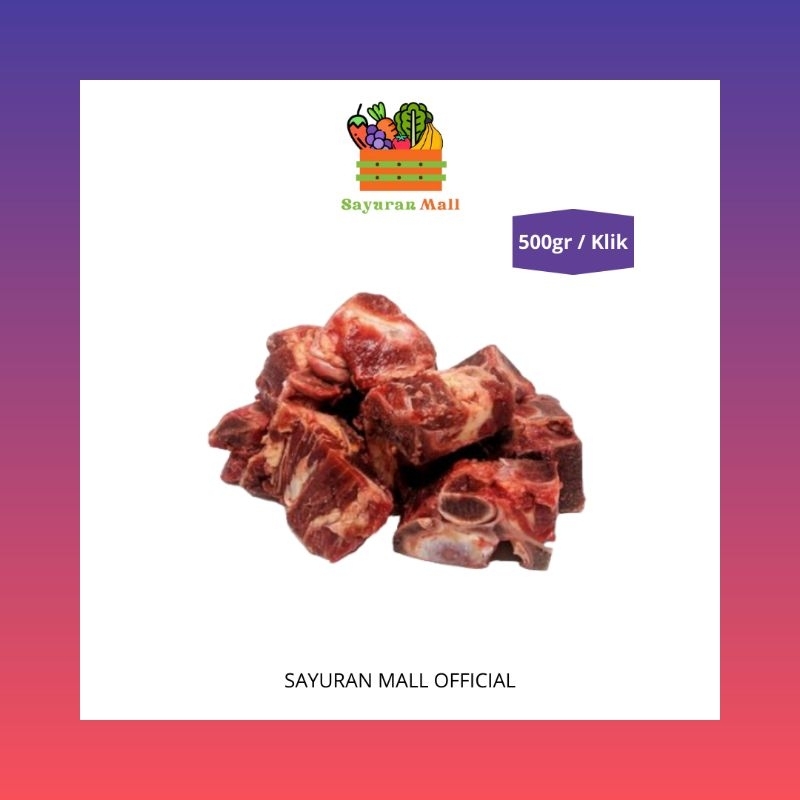 

500gr Tulang Sapi Biasa | Daging Sapi | SAYURANMALL