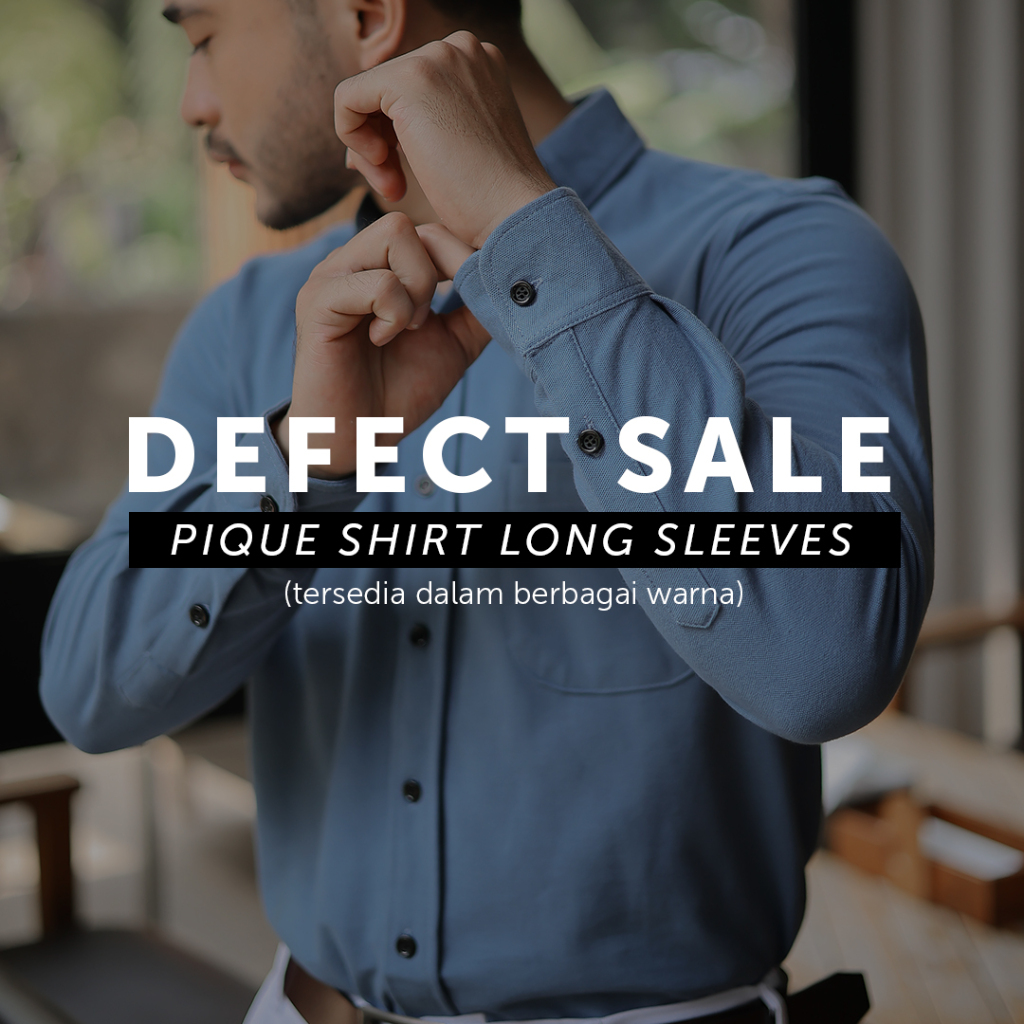 HSRM - Defect Sale Pique Basic Shirt Long Sleeves