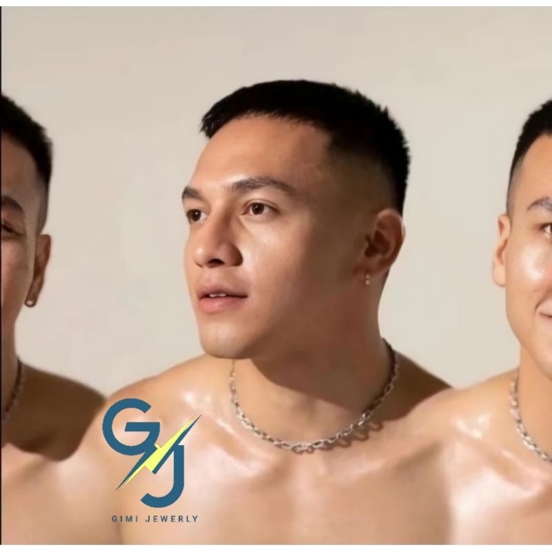 Kalung Rantai Jefri Nichol Titanium Anti Luntur