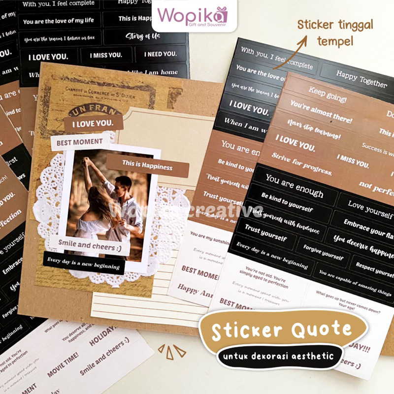 

(TERMURAH) Sticker Word, Sticker Quote asthetik bahasa inggris | STICKER ANNIVERSARY, LOVE, BIRTHDAY, BEST FRIEND, GRADUATION | cocok buat kamu yang pengen satset